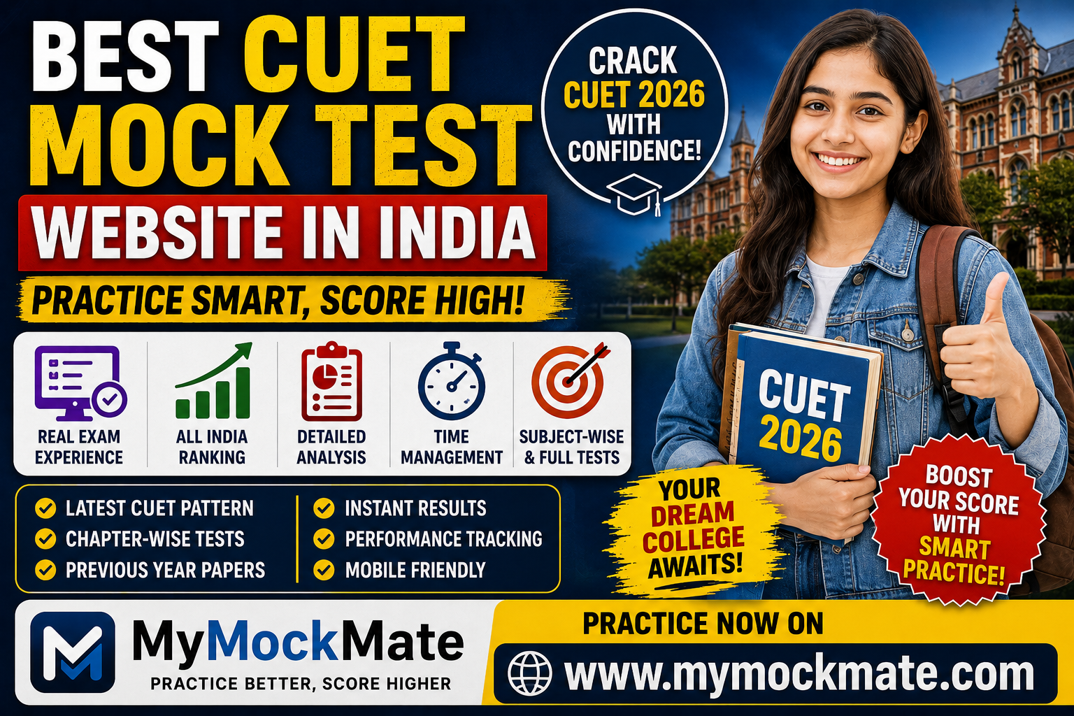 best cuet mock test website in india for 2026 preparation