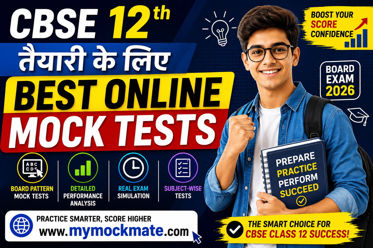 best online mock tests for cbse class 12 preparation 2026
