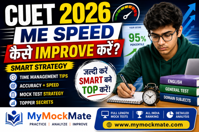 cuet me speed kaise improve kare smart strategy for 2026 aspirants