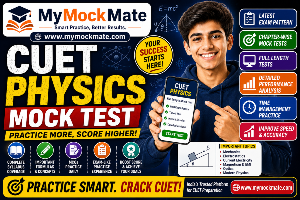 CUET Physics Mock Test Strategy for 2026 Top Scores