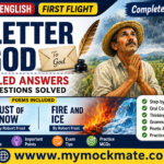 class 10 english first flight complete solutions