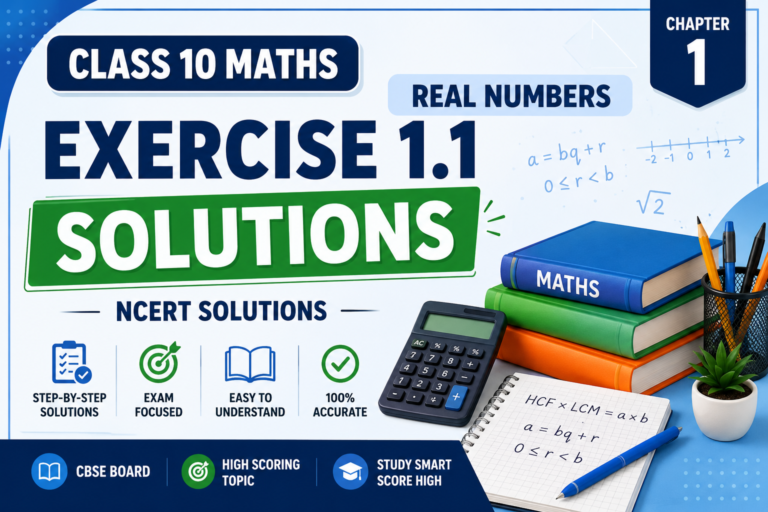 class 10 maths exercise 1.1 solutions