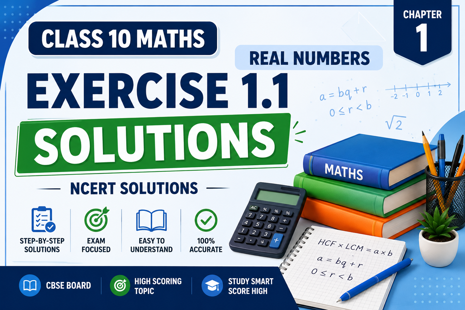 Class 10 Maths Real Numbers Exercise 1.1 Solutions class 10 maths exercise 1.1 solutions