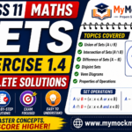 Class 11 Maths Exercise 1.4 Solutions – Sets class 11 maths exercise 1.4 solutions – sets