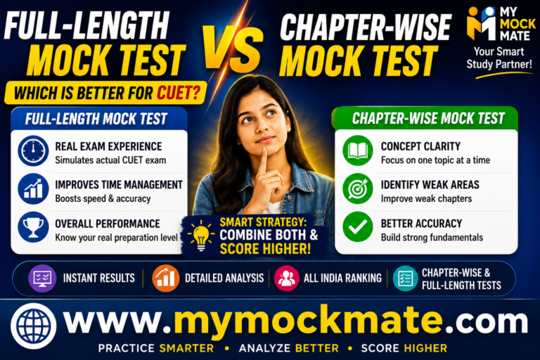 full length vs chapter wise mock test which is better for cuet