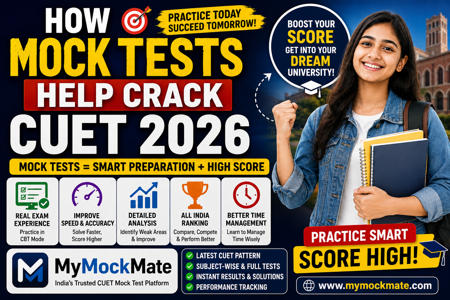 how mock tests help crack cuet 2026 successfully