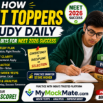 how neet toppers study daily proven habits for neet 2026 success
