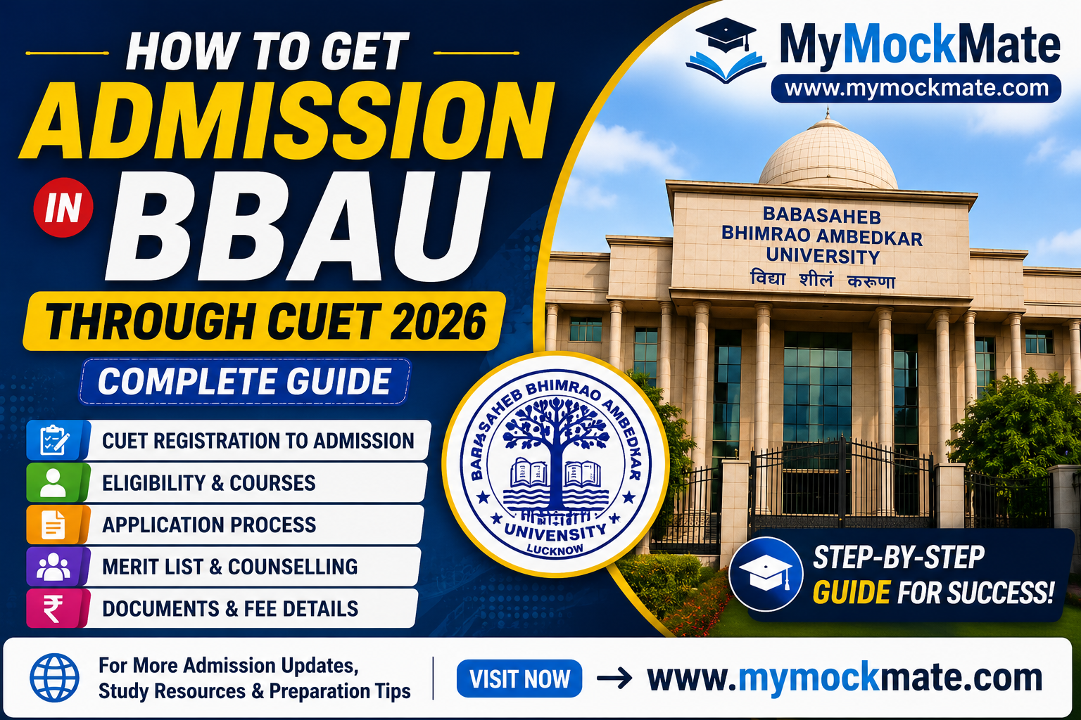 how to get admission in bbau through cuet 2026 complete guide