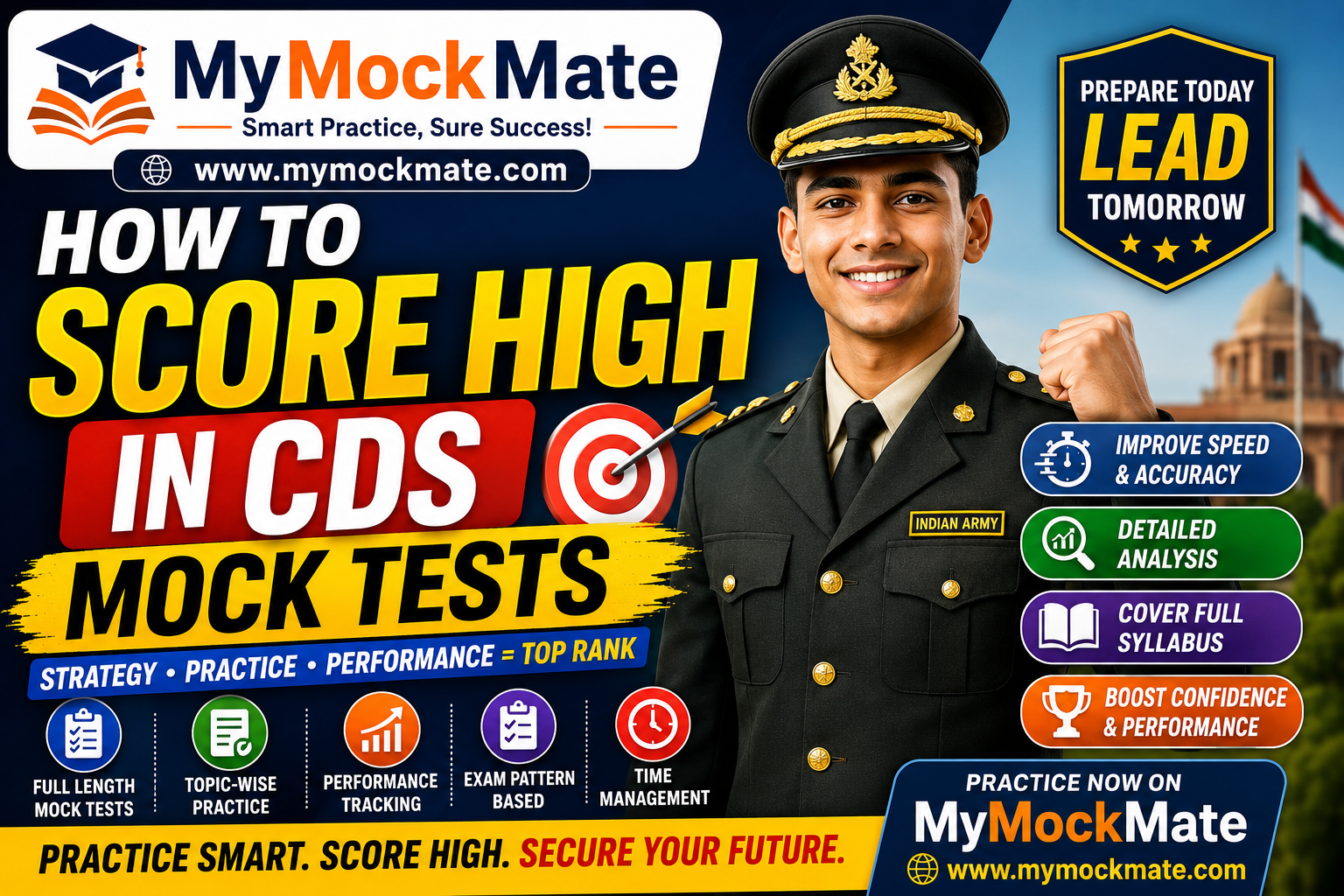 how to score high in cds mock tests for 2026 success