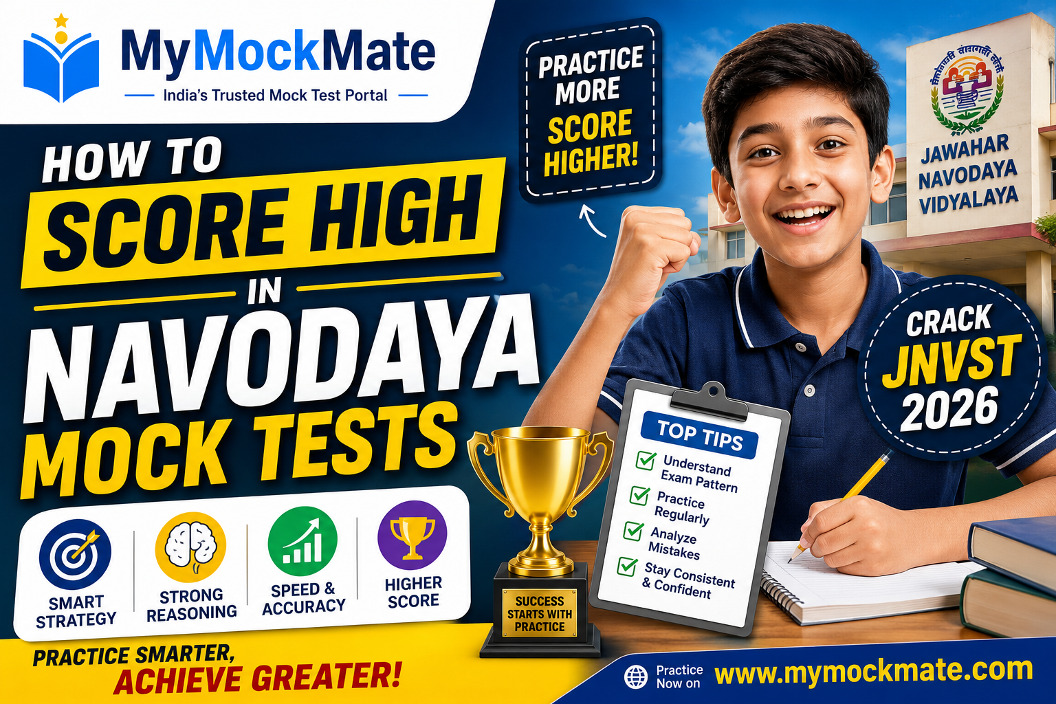 how to score high in navodaya mock tests for jnvst 2027
