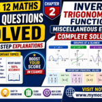 Inverse Trigonometric Functions Miscellaneous Solutions inverse trigonometric functions miscellaneous solutions