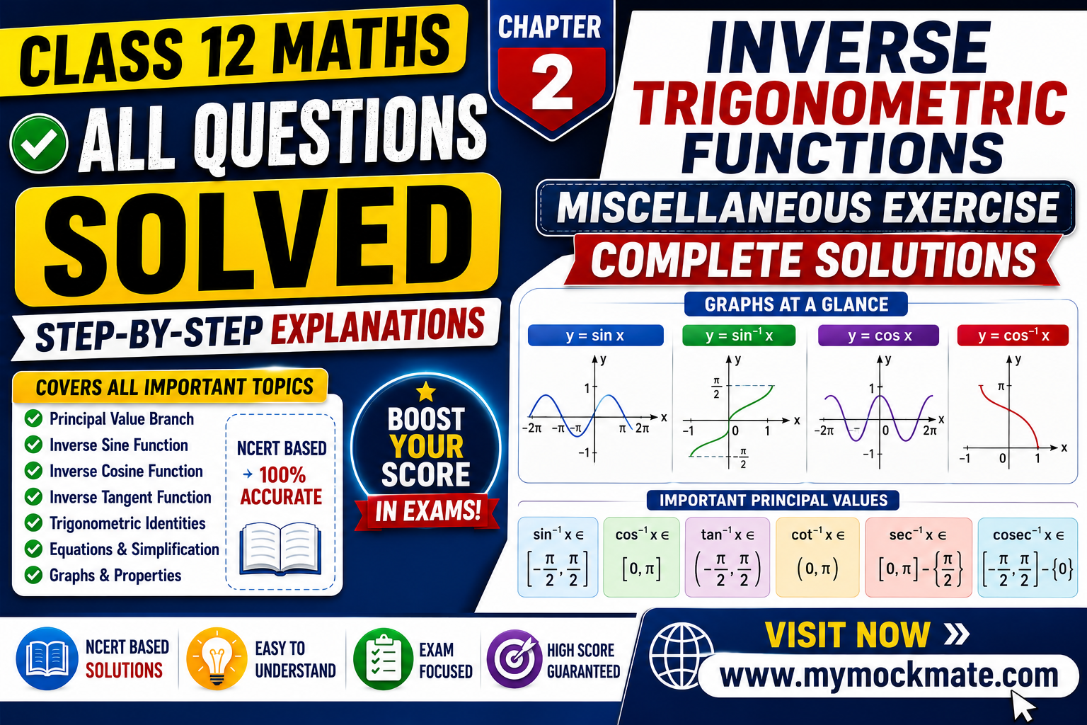 inverse trigonometric functions miscellaneous solutions