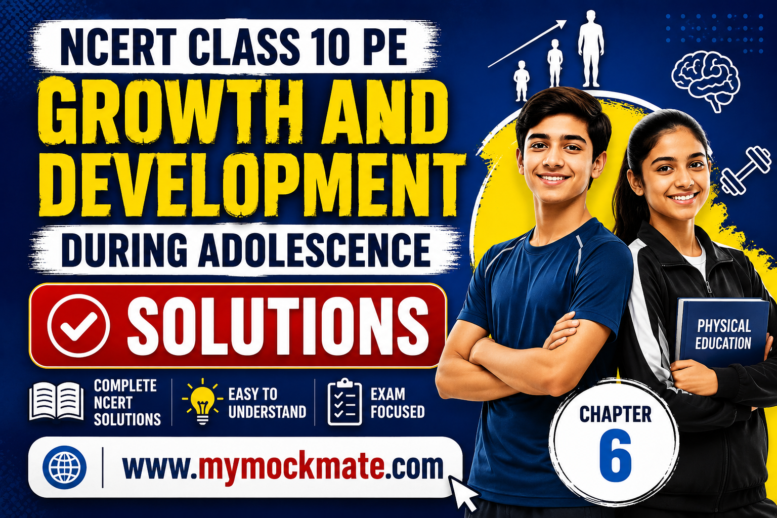 ncert class 10 pe growth and development during adolescence solutions
