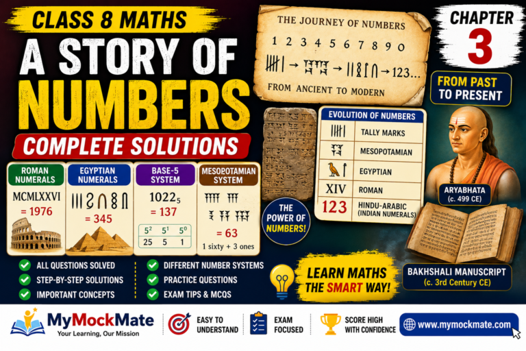 ncert class 8 maths a story of numbers solutions guide