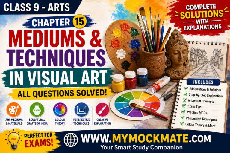 ncert class 9 arts visual arts chapter 15 important solutions