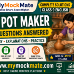 NCERT Class 9 English The Pot Maker Question Answers & Solutions ncert class 9 english the pot maker question answers & solutions