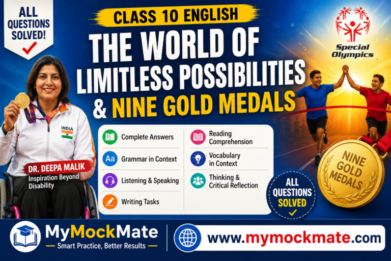 ncert class 9 english the world of limitless possibilities & nine gold medals solutions