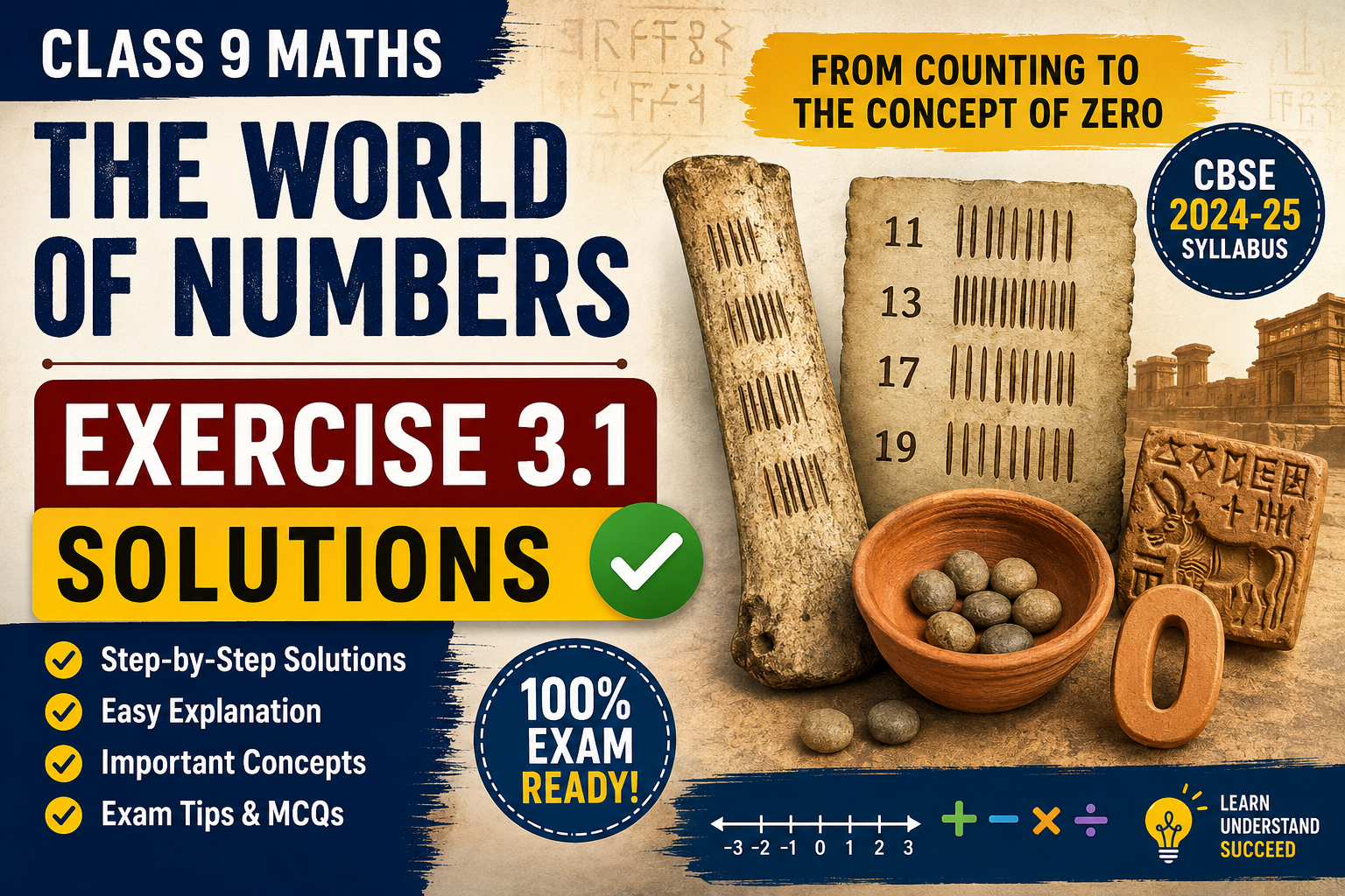 ncert class 9 maths exercise 3.1 solutions – the world of numbers