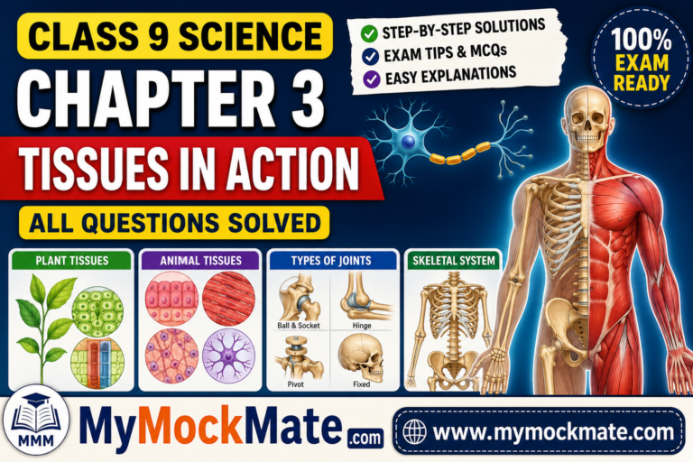 ncert class 9 science chapter 3 tissues in action solutions