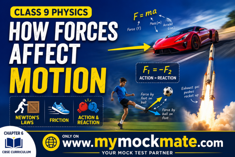 ncert class 9 science how forces affect motion – newton’s laws explained