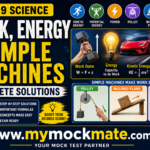 NCERT Class 9 Science Work, Energy and Simple Machines Class 9 Solutions ncert class 9 science work, energy and simple machines class 9 solutions