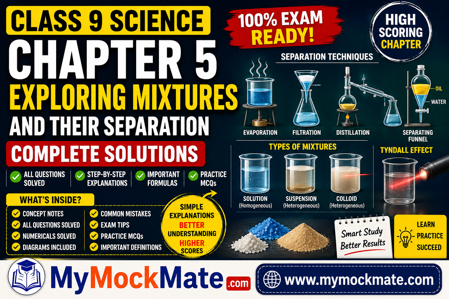 ncert class 9 science exploring mixtures and their separation solutions