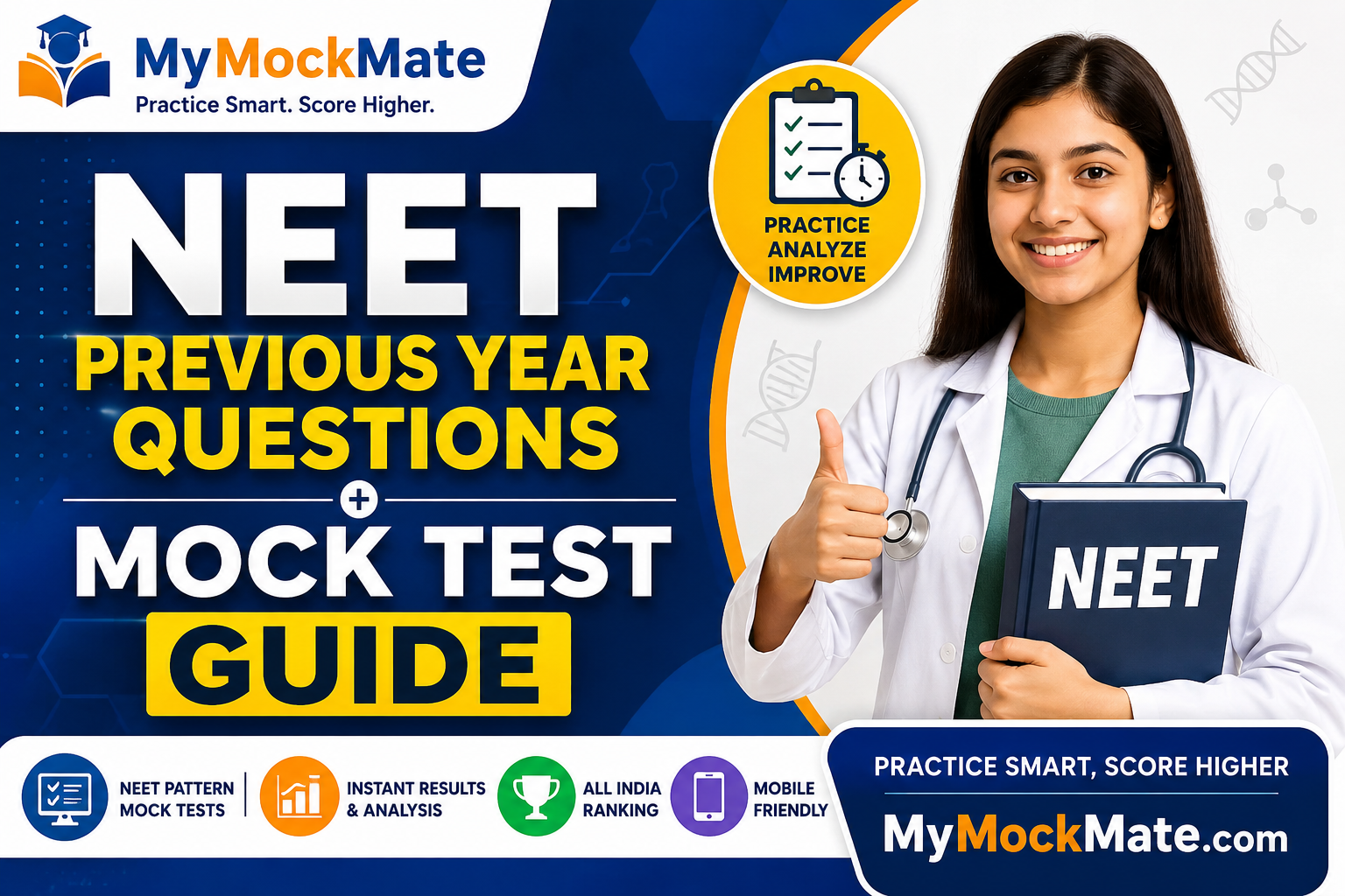 neet previous year questions & mock test guide 2026