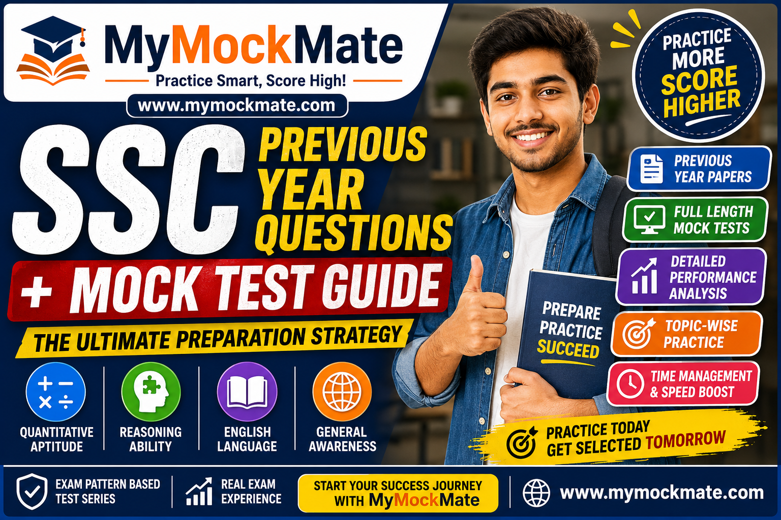 ssc previous year questions & mock test guide for 2026 exams