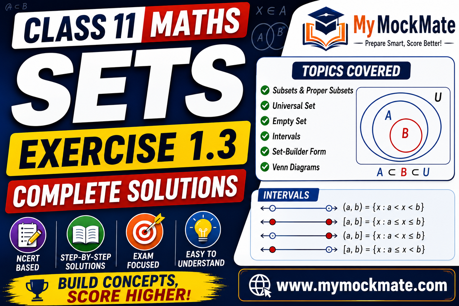 sets exercise 1.3 solutions class 11 maths ncert