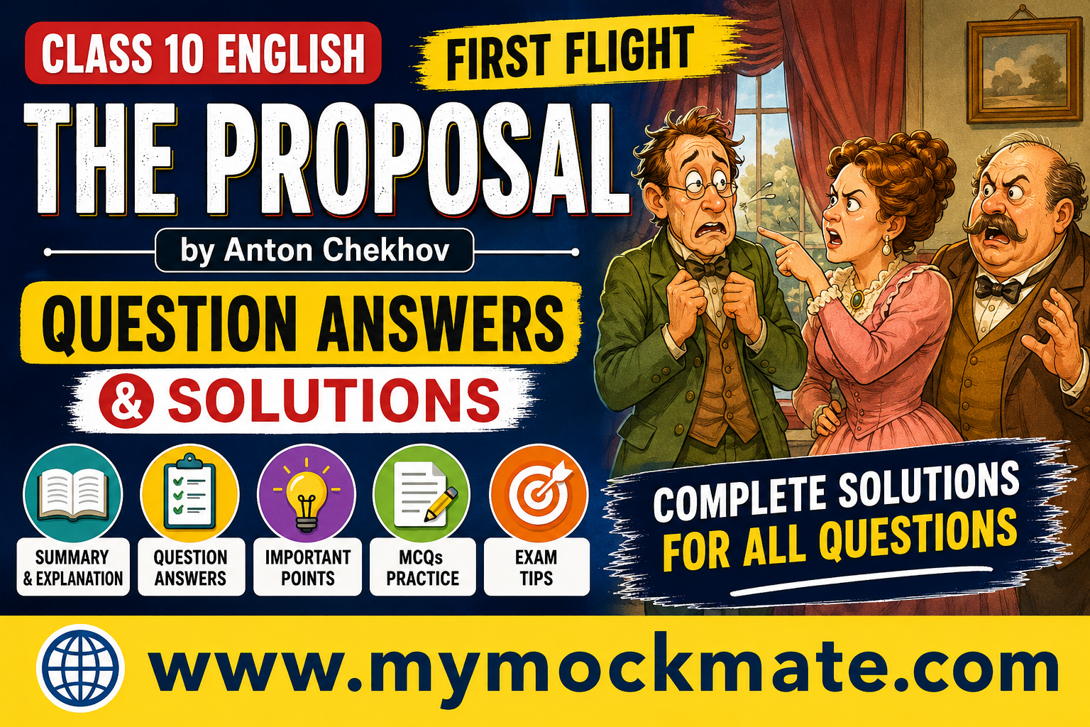 the proposal class 10, the proposal solutions, anton chekhov play summary,