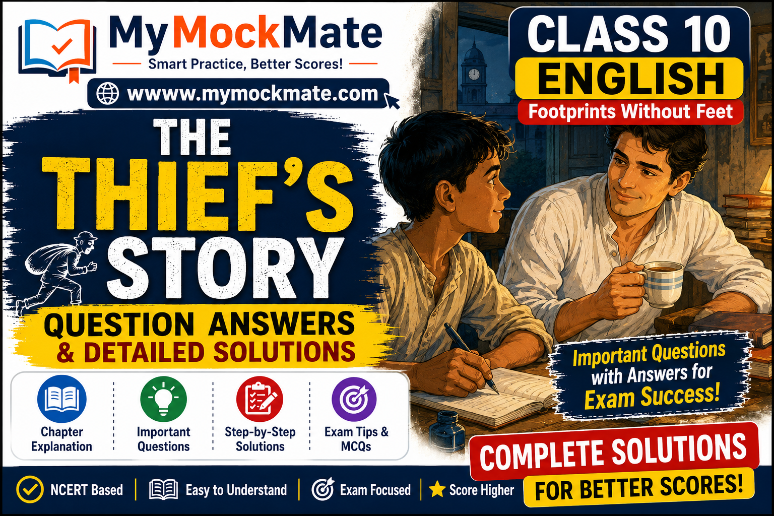 the thief’s story question answers for class 10