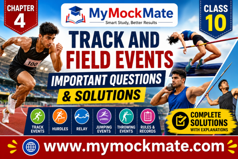 track and field events class 10, athletics questions answers, physical education chapter 4, track events notes, field events solutions, sprint race rules, relay race questions,