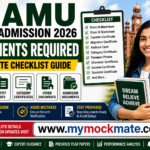 amu admission documents required 2026 complete counselling checklist