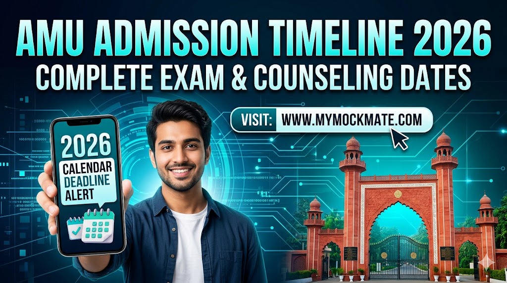 amu admission timeline 2026 complete dates, exams & counseling