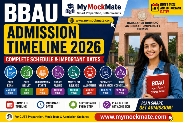 BBAU Admission Timeline 2026 Complete Schedule & Important Dates
