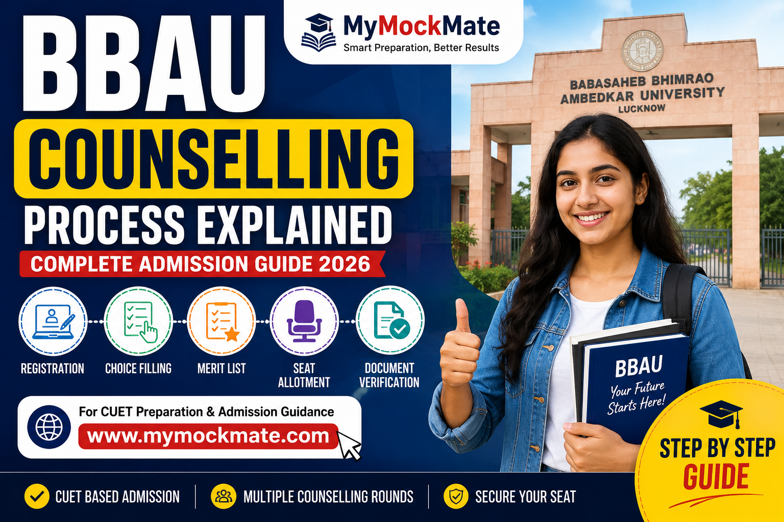 BBAU Counselling Process 2026 Complete Admission Guide