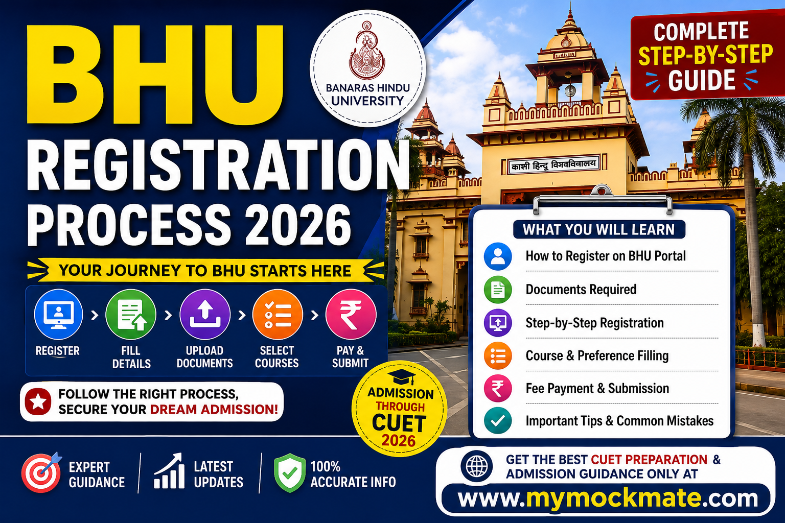 BHU Registration Process 2026: Complete Step-by-Step Guide