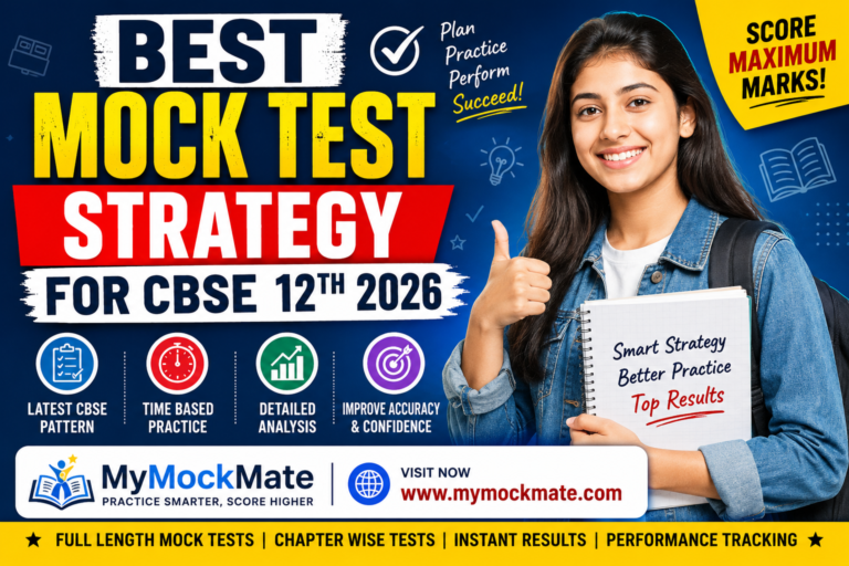 best mock test strategy for cbse 12th 2026 mymockmate guide