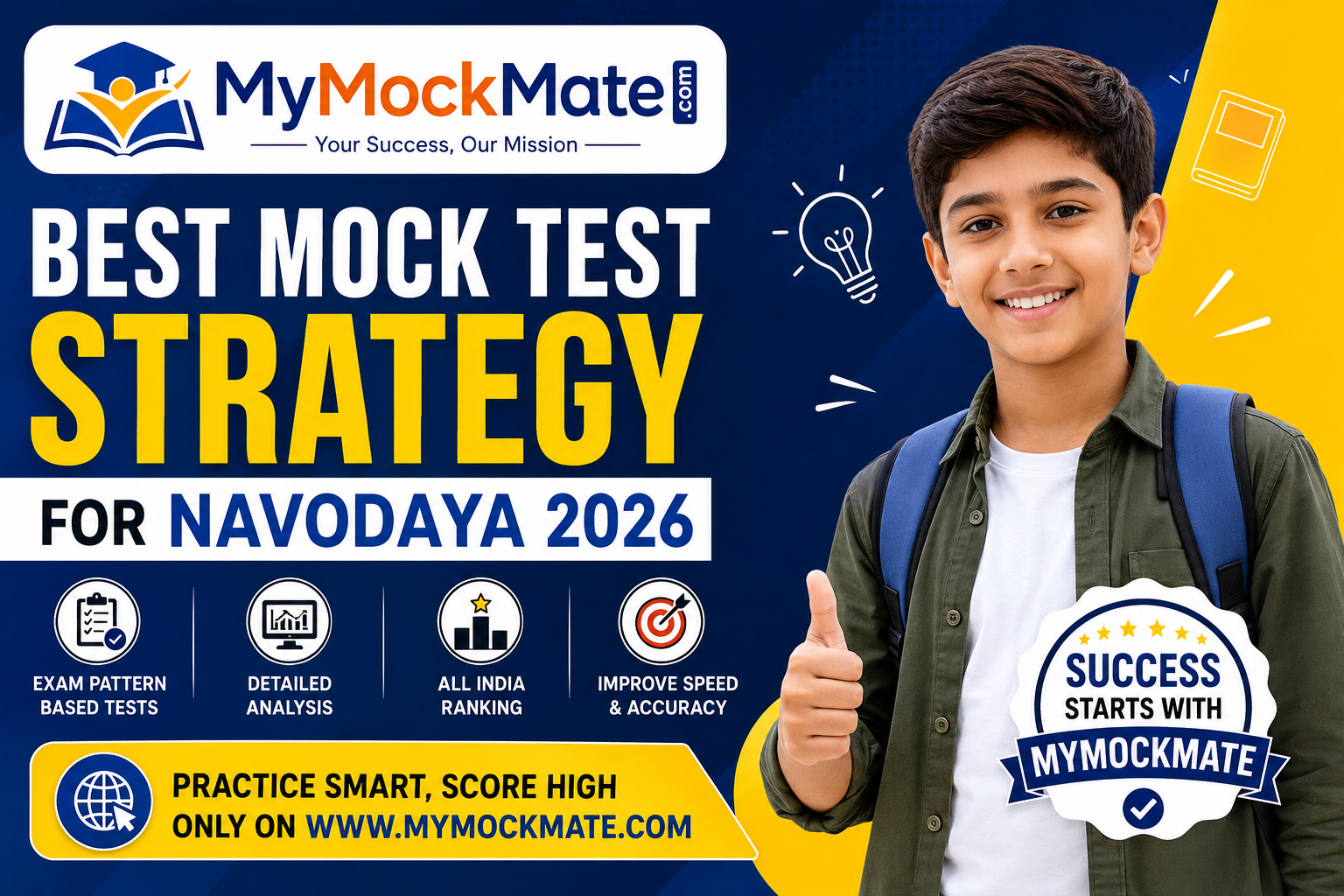 best mock test strategy for navodaya 2027 success