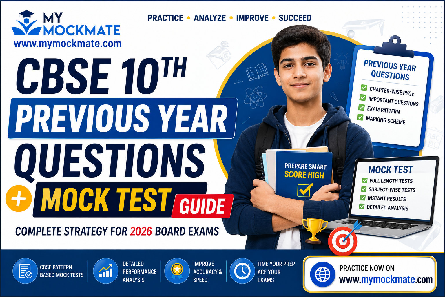 CBSE 10th Previous Year Questions & Mock Test Guide
