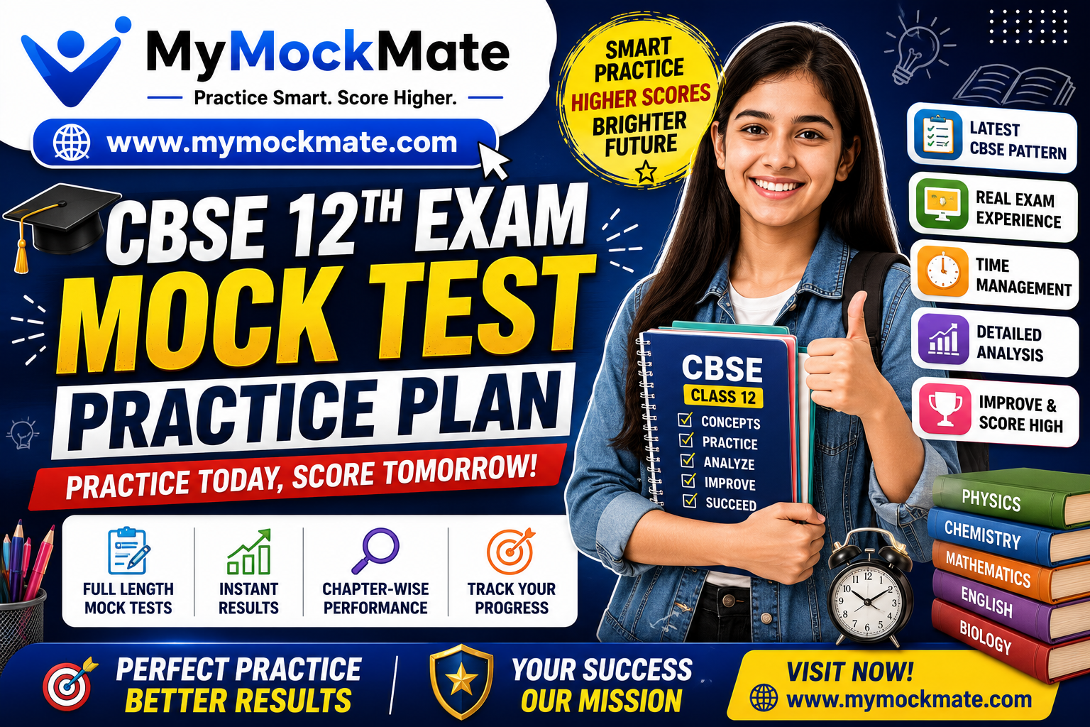 cbse 12th exam mock test practice plan for higher scores