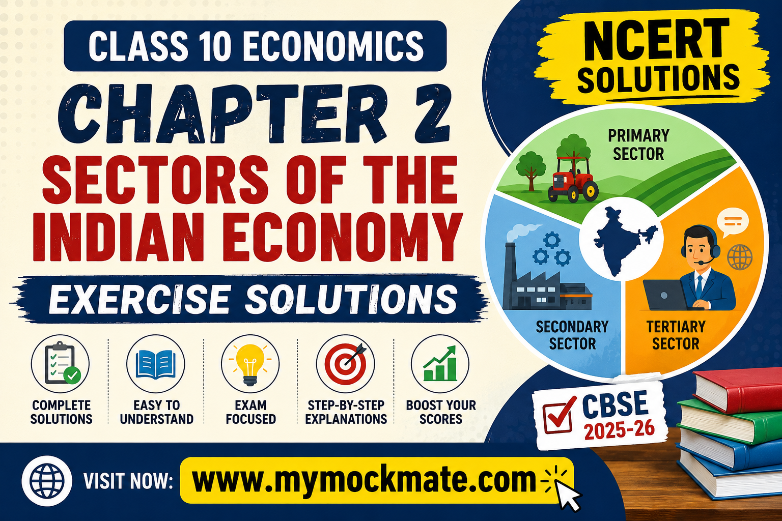 NCERT Class 10 Economics Chapter 2 Exercise Solutions – Sectors of the Indian Economy