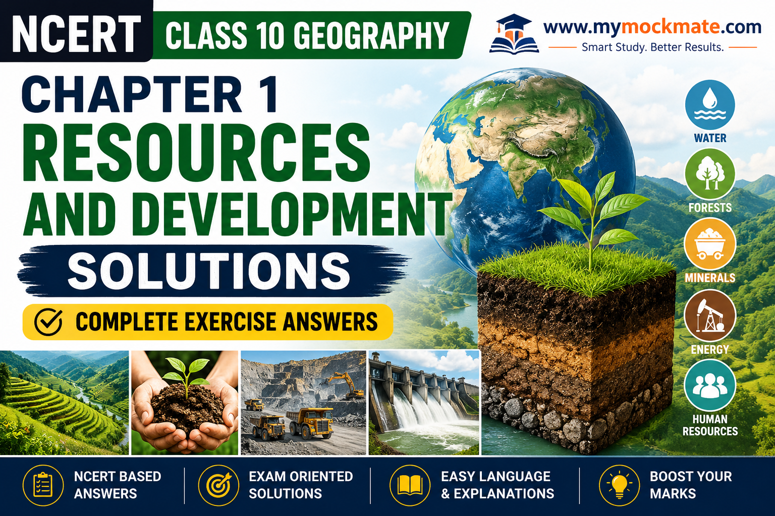 ncert class 10 geography chapter 1 resources and development solutions