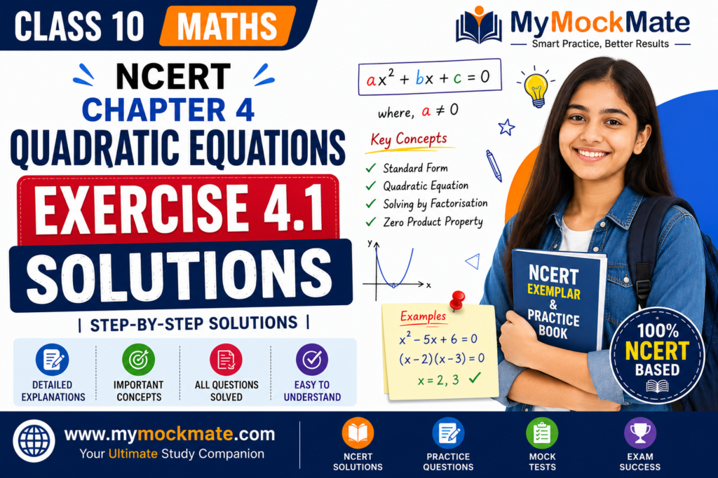 NCERT Class 10 Maths Exercise 4.1 Solutions | Quadratic Equations