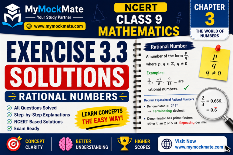 ncert class 9 maths exercise 3.3 solutions – rational numbers