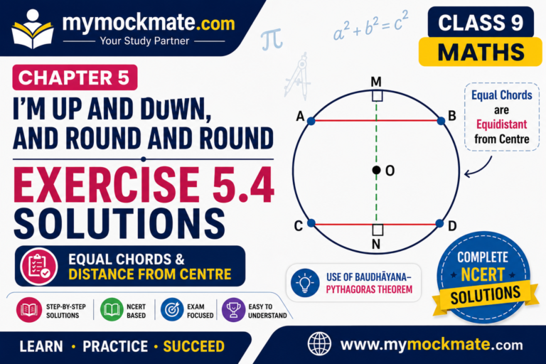 NCERT Class 9 Maths Exercise 5.4 Solutions
