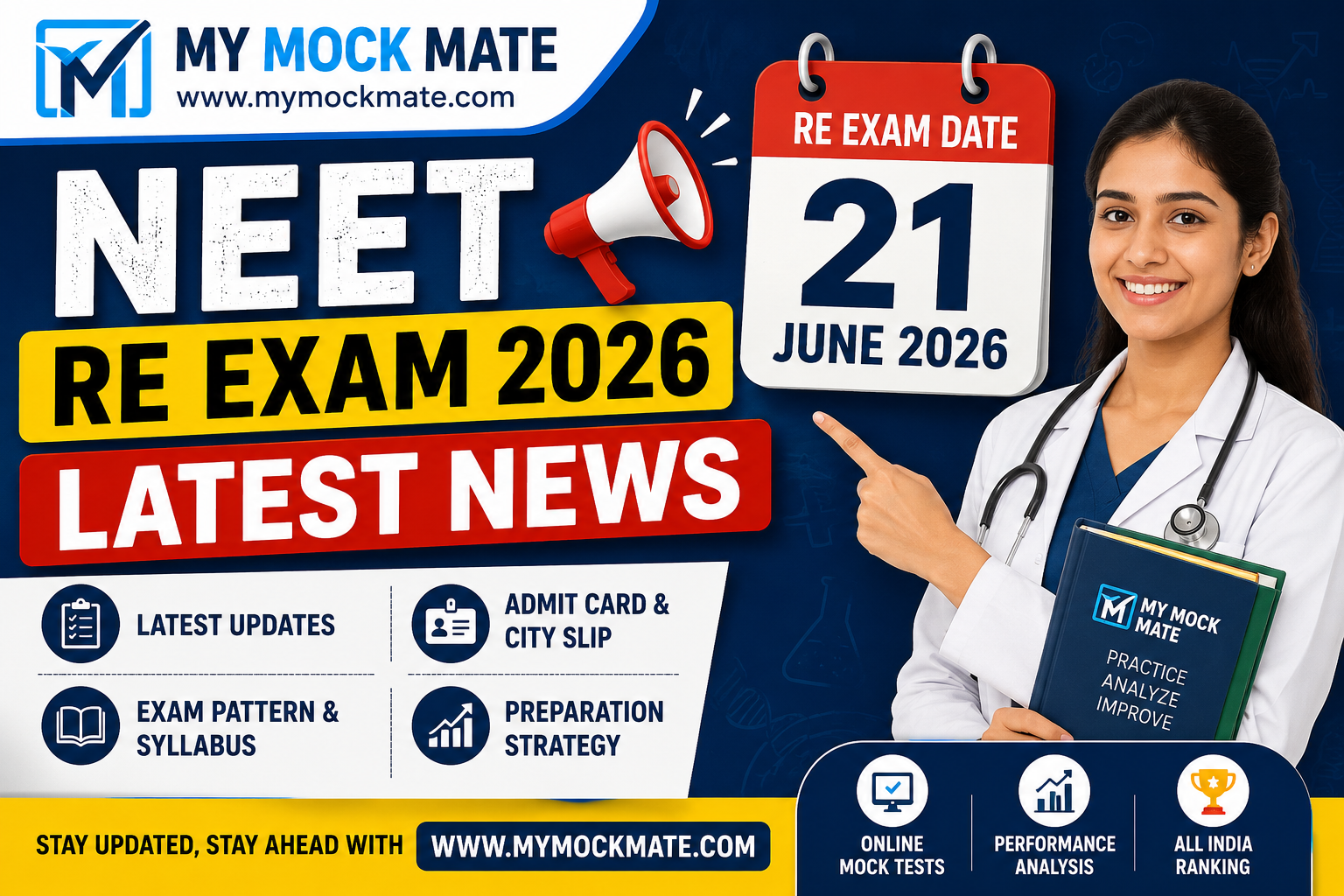 neet re exam 2026 latest news complete guide for june 21 aspirants