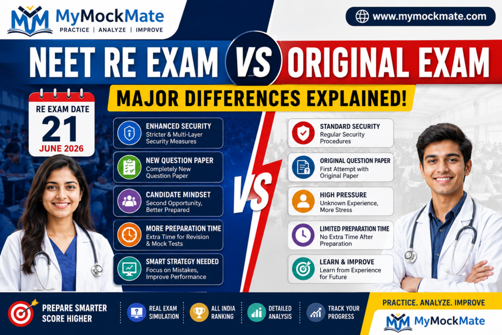 NEET Re Exam vs Original Exam 2026: Key Differences Explained