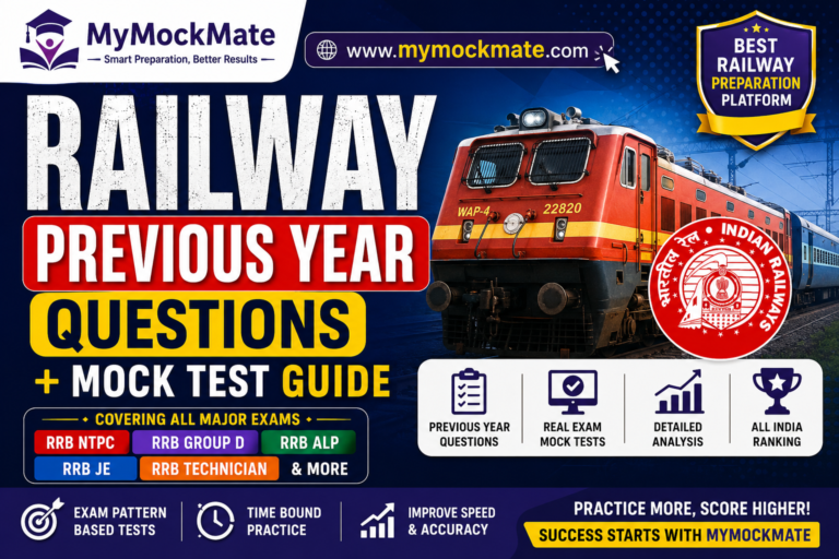 railway previous year questions & mock test guide 2026