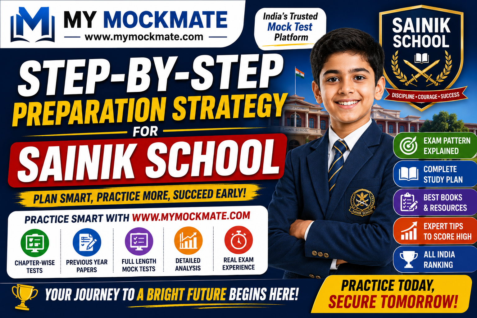 step by step preparation strategy for sainik school 2027